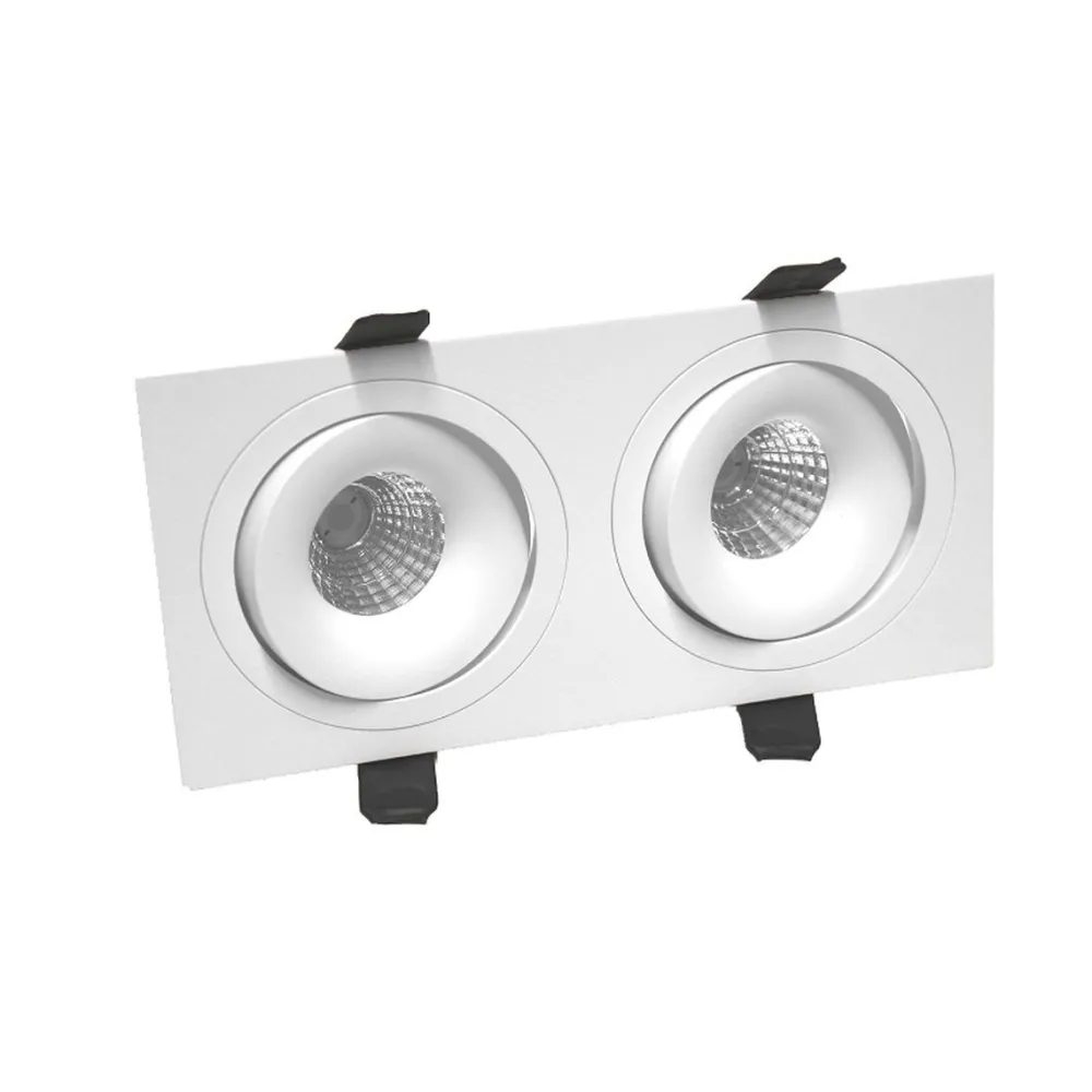 LED-kohdevalaisin QSPOT, 2x5W, IP44, himmennettävä, valkoinen, eri vaihtoehtoja*FTLight New