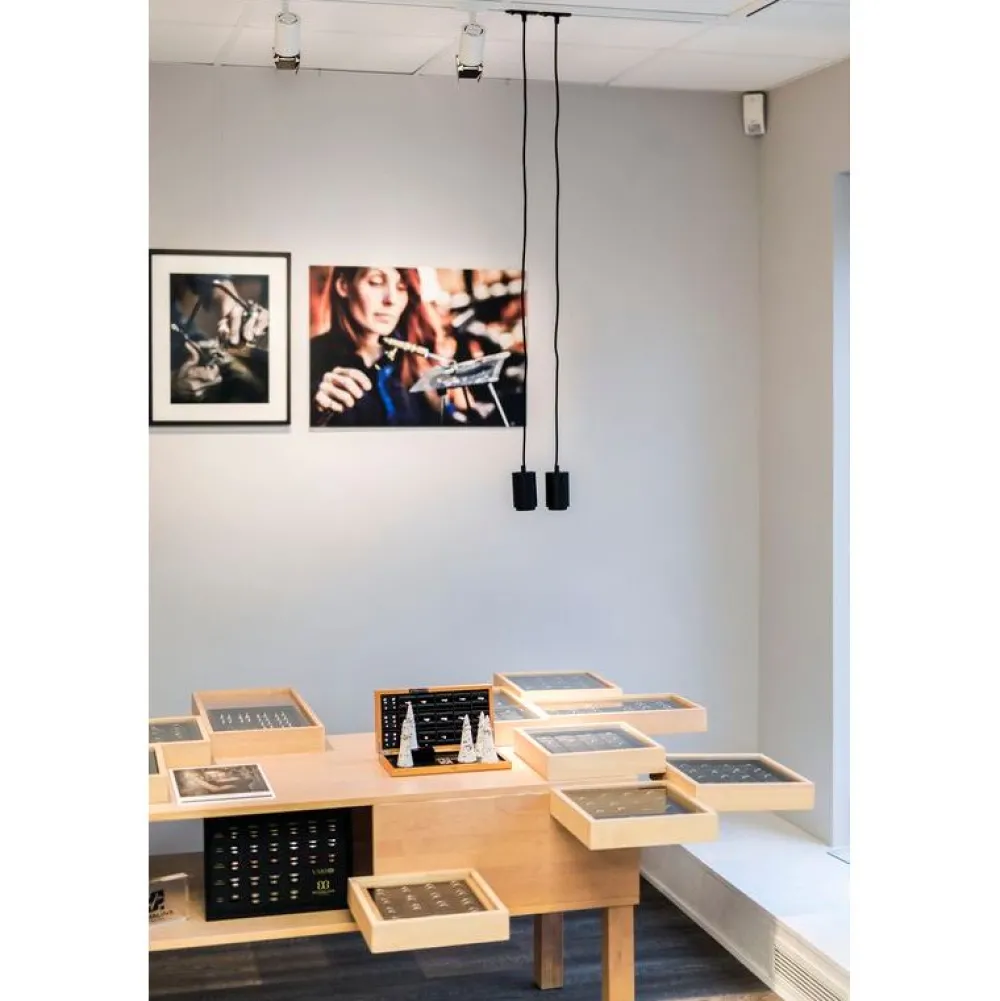 Outlet LED-kohdevalaisin Focus Track Micro 1-vaihe 36° valkoinen 2700K Kohdevalaisimet