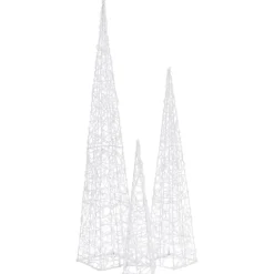 New LED-koristevalokartiosarja akryyli 60/90/120 cm eri värejä Jouluvalot Ja Koristevalot