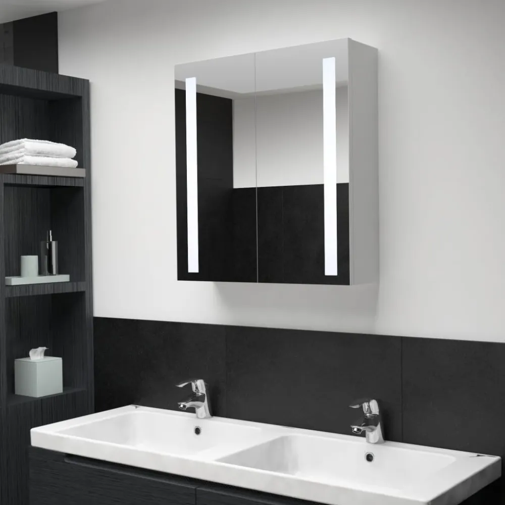 Led kylpyhuoneen peilikaappi 62x14x60 cm*FinePRICE Outlet