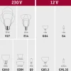 LED-kynttilälamppu Plug & Shine, E14, DC 24V, 160lm, 2W, 3000K, filamentti, himmennettävä, kirkas*Paulmann New