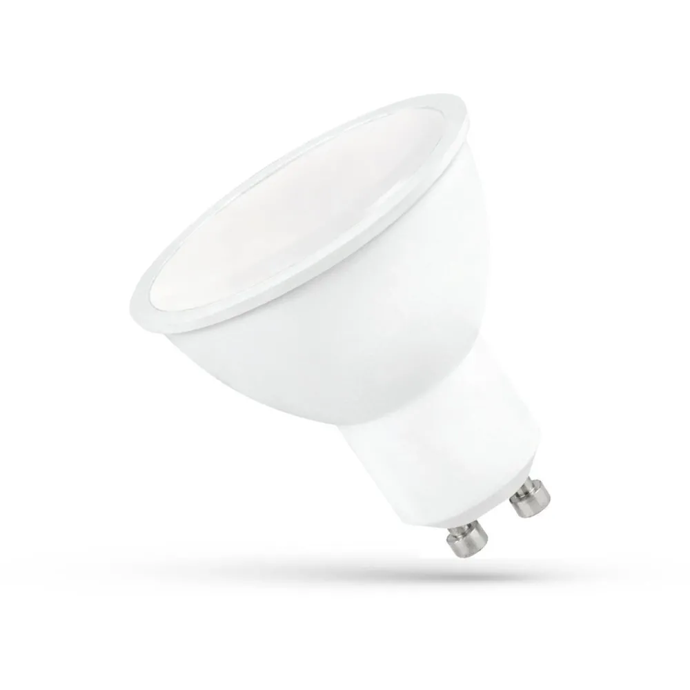 LED-lamppu GU10 6W 230V mattalasikupu, eri värilämpötiloja*Spectrum Hot