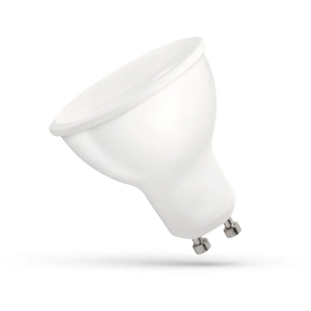 LED-lamppu GU10 6W 230V mattalasikupu, eri värilämpötiloja*Spectrum Hot