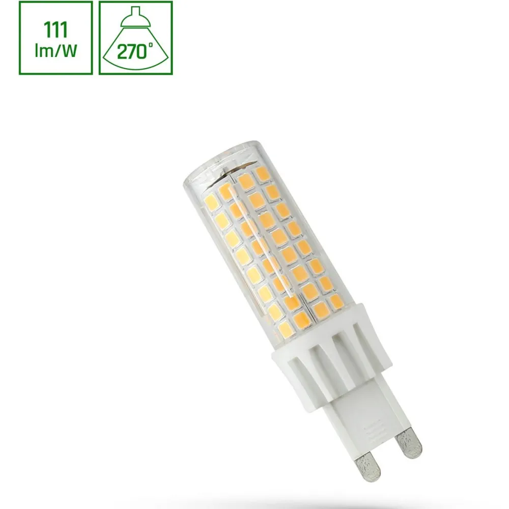 New LED-lamppu G9 7W 230V SMD, eri värilämpötiloja Lamput Ja Polttimot