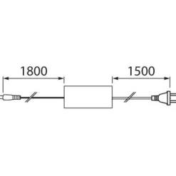 LED-liitäntälaite LED Driver 80 W 24 V Linear LED -valaisimille*Airam