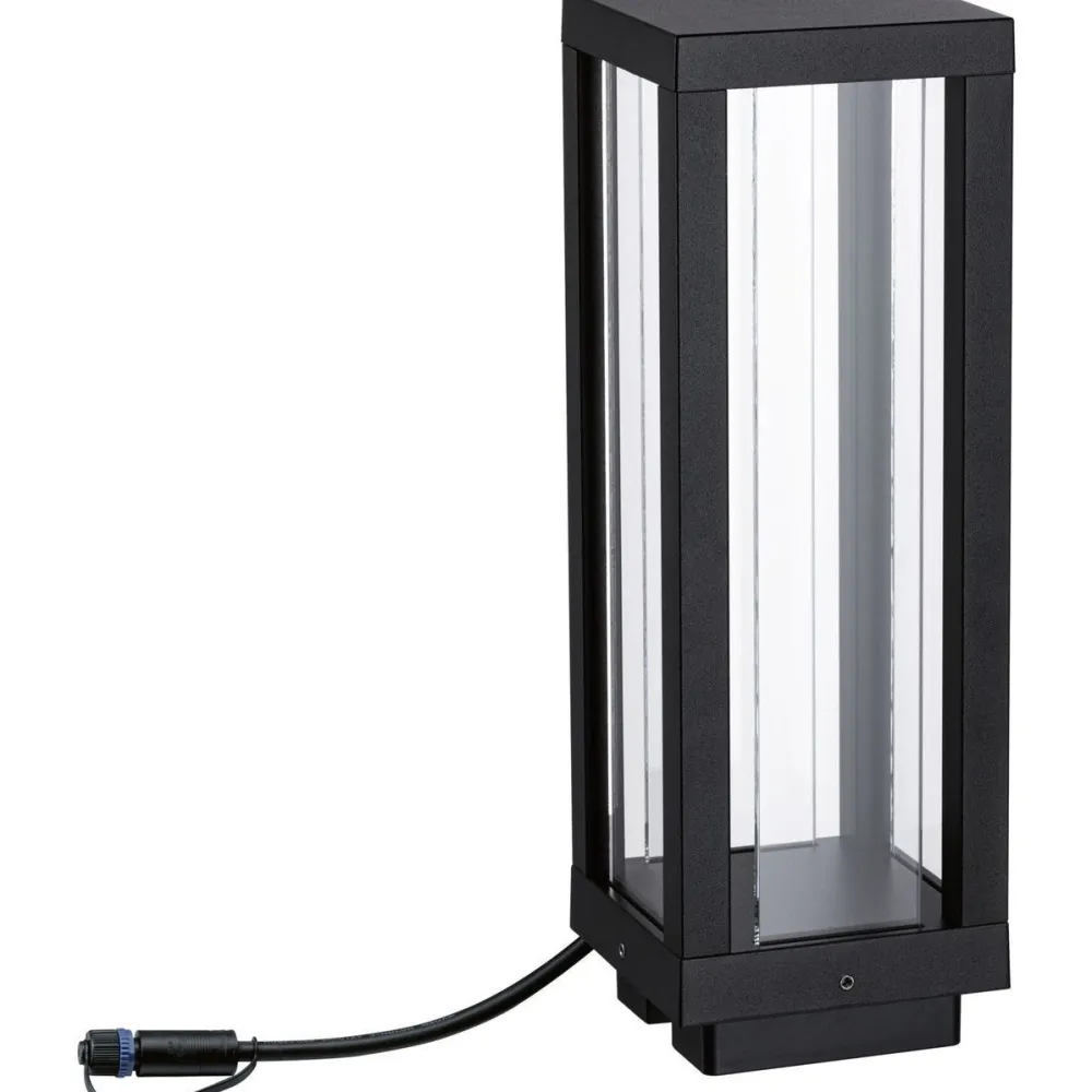 LED-lyhty Plug & Shine Classic, 30cm, Smart Home Zigbee 3.0, IP44, RGBW, antrasiitti*Paulmann Hot