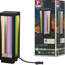 LED-lyhty Plug & Shine Classic, 30cm, Smart Home Zigbee 3.0, IP44, RGBW, antrasiitti*Paulmann Hot