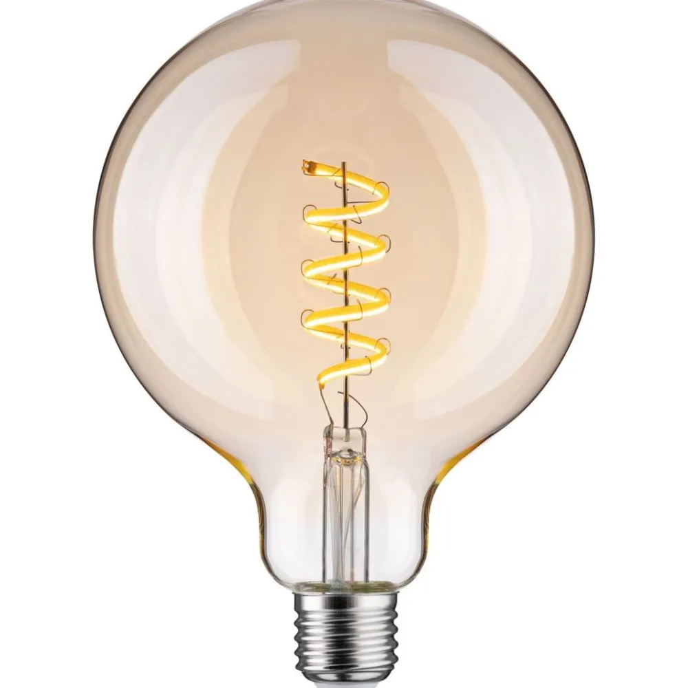 LED-älylamppu Smart Home Zigbee 3.0 Globe, G125, E27, 600lm, 7,5W, filamentti, säädettävä värilämpötila, himmennettävä, kulta*Paulmann New