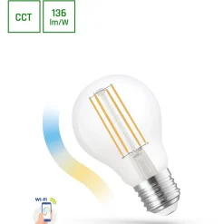 Discount LED-älylamppu E27 5W 230V COG CCT+DIM Wi-Fi 3000-6000K kirkas Älyvalaistus