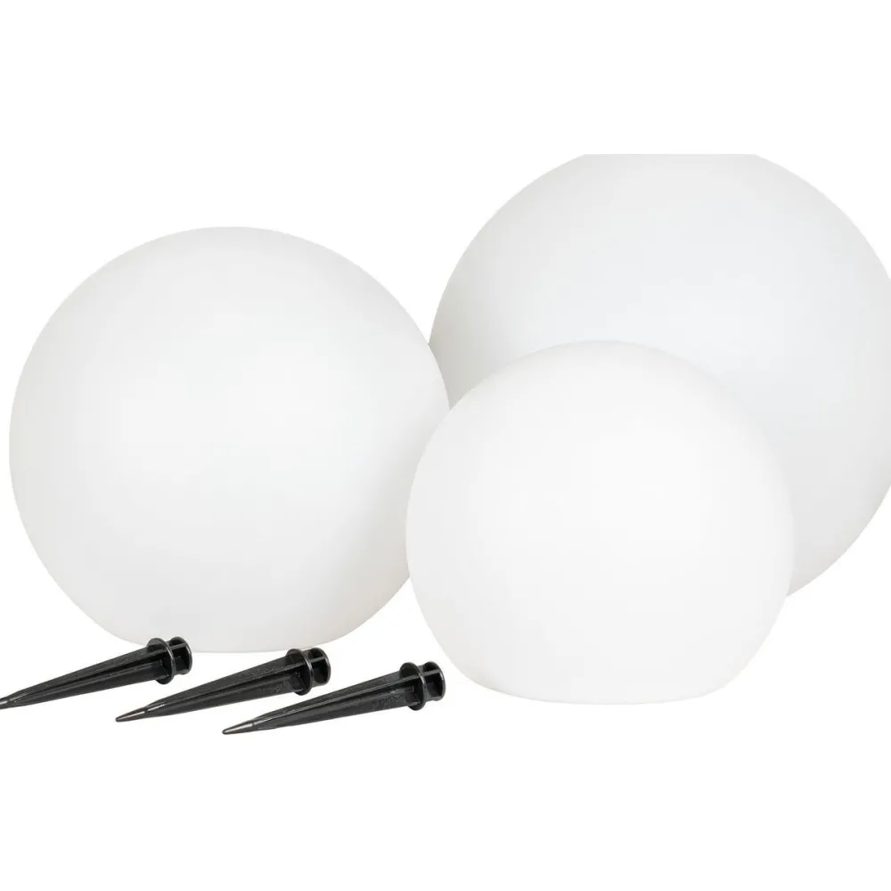 Best LED-maapiikkivalaisin aurinkokennolla Lifton, 3kpl, valkoinen Puutarhavalaisimet|Aurinkokennovalaisimet