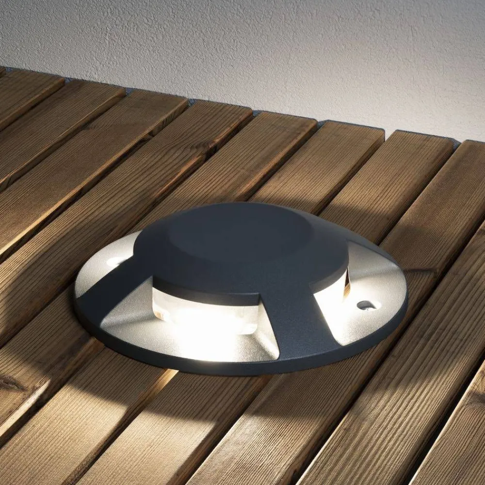 LED-maavalaisin 7878-370 Ø200 mm antrastiitti LED 12W*Konstsmide Outlet