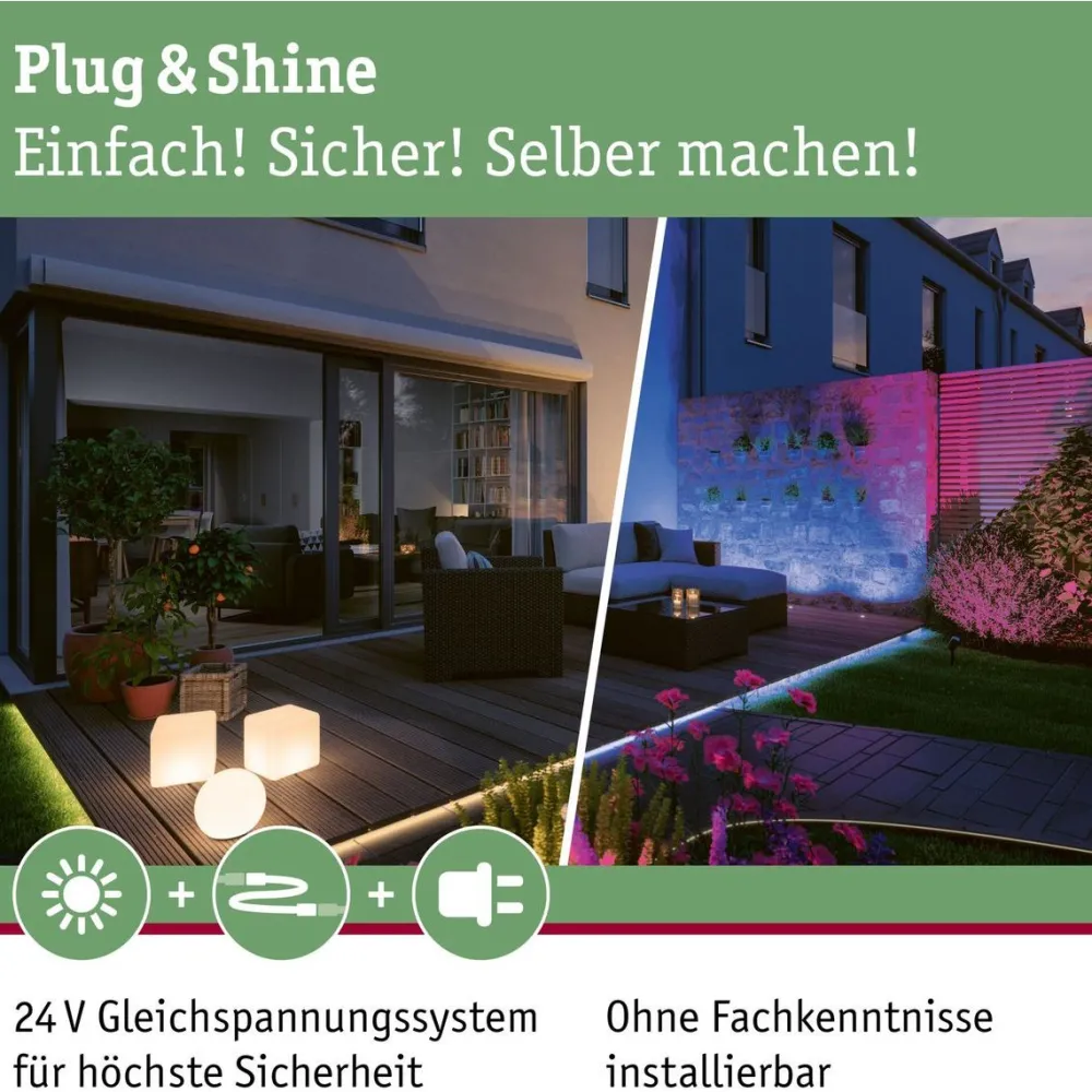 Online LED-Maavalaisin Plug & Shine upotettava RGBW Älyvalaisimet Ulos