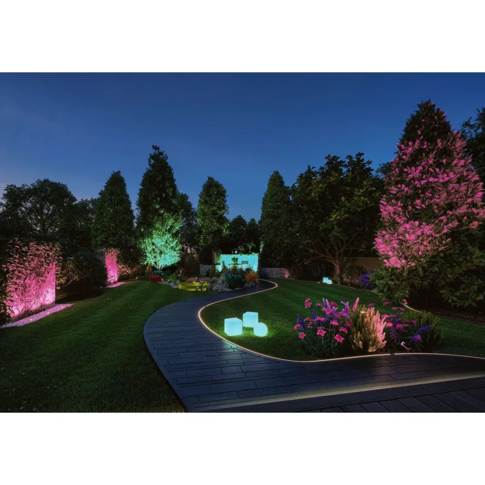 Online LED-Maavalaisin Plug & Shine upotettava RGBW Älyvalaisimet Ulos