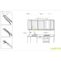 LED-nauha LED-Ribbon 4000K 4m 40W valkoinen*Limente Outlet