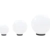 Led-pallovalaisimet 3 kpl 20/30/40 cm akryyli*FinePRICE