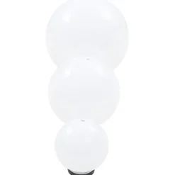 Led-pallovalaisimet 3 kpl 20/30/40 cm akryyli*FinePRICE