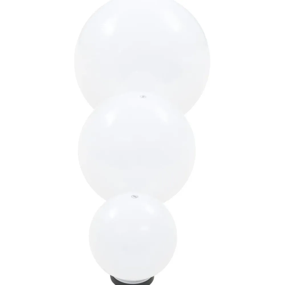 Led-pallovalaisimet 3 kpl 20/30/40 cm akryyli*FinePRICE
