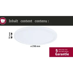 LED-paneeli Atria Shine, pyöreä, IP44, 3000-6500K, eri kokoja*Paulmann Clearance