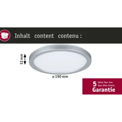 LED-paneeli Atria Shine, pyöreä, IP44, 3000-6500K, eri kokoja*Paulmann Clearance