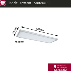 Hot LED-paneeli Atria Shine, kulmikas, IP44, 3000-6500K, eri kokoja Led-Paneelit|Led-Valot