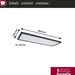Hot LED-paneeli Atria Shine, kulmikas, IP44, 3000-6500K, eri kokoja Led-Paneelit|Led-Valot