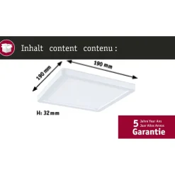 Hot LED-paneeli Atria Shine, kulmikas, IP44, 3000-6500K, eri kokoja Led-Paneelit|Led-Valot