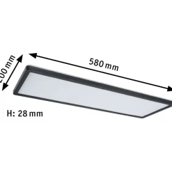 LED-paneeli Atria Shine Backlight, 58x20cm, 22W, 4000K, himmennettävä, eri värejä*Paulmann Discount