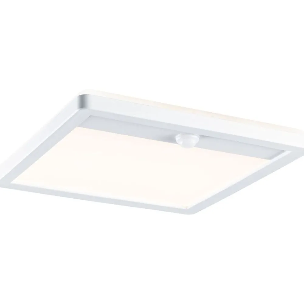 Sale LED-paneeli ulkokäyttöön Lamina, IP44, 25x25cm, liiketunnistin, hämärätunnistin, säädettävä värilämpötila, eri värejä Kattovalaisimet|Kattovalaisimet Ulos