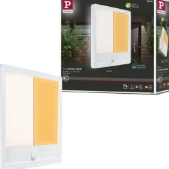 Sale LED-paneeli ulkokäyttöön Lamina, IP44, 25x25cm, liiketunnistin, hämärätunnistin, säädettävä värilämpötila, eri värejä Kattovalaisimet|Kattovalaisimet Ulos