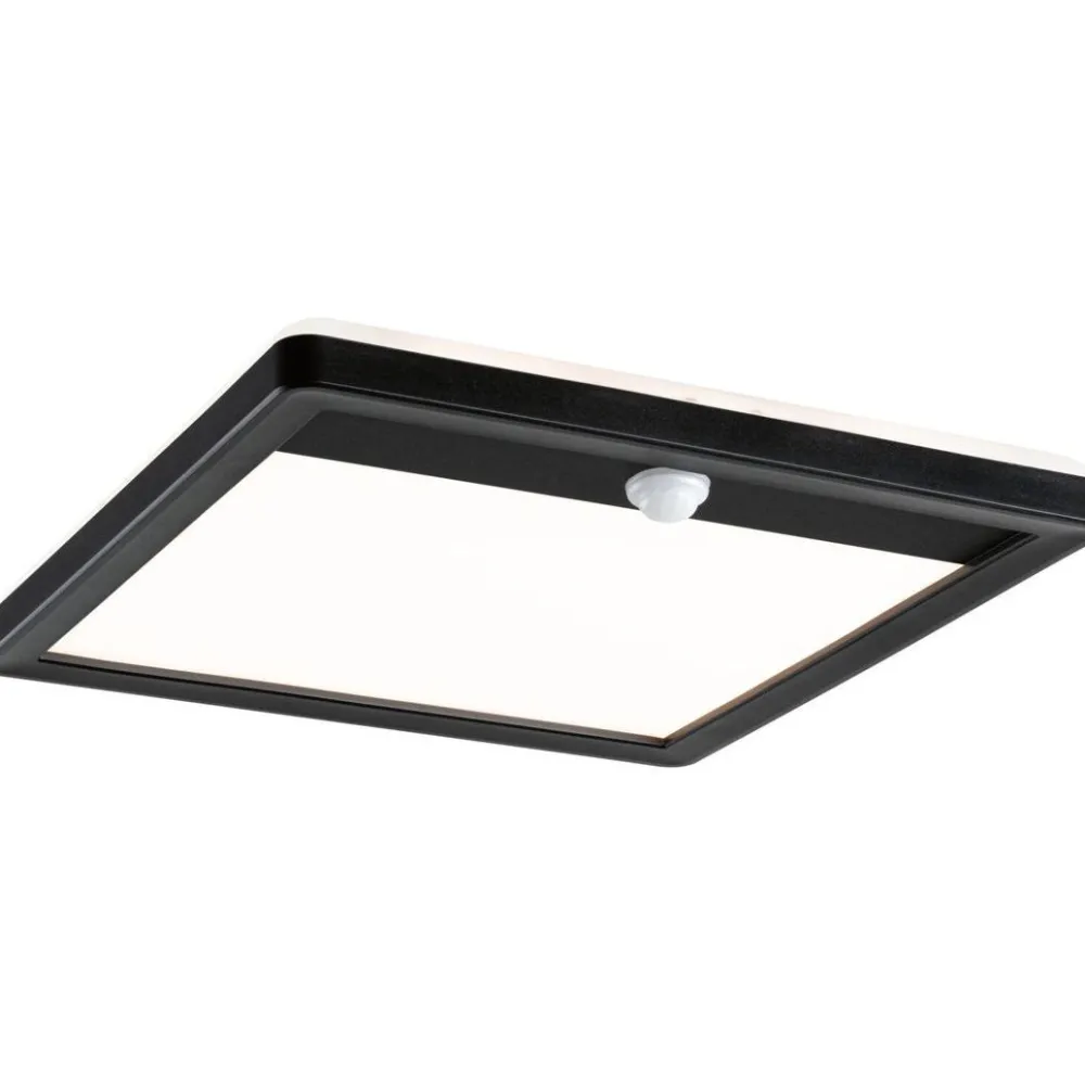 Sale LED-paneeli ulkokäyttöön Lamina, IP44, 25x25cm, liiketunnistin, hämärätunnistin, säädettävä värilämpötila, eri värejä Kattovalaisimet|Kattovalaisimet Ulos