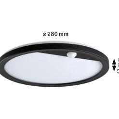 Online LED-paneeli ulkokäyttöön Lamina, IP44, 28cm, liiketunnistin, hämärätunnistin, säädettävä värilämpötila, eri värejä Kattovalaisimet|Kattovalaisimet Ulos