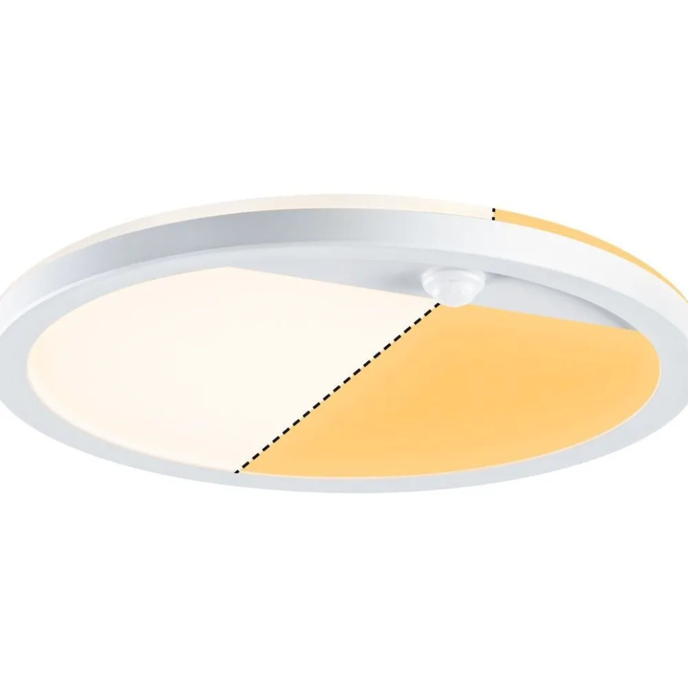 Online LED-paneeli ulkokäyttöön Lamina, IP44, 28cm, liiketunnistin, hämärätunnistin, säädettävä värilämpötila, eri värejä Kattovalaisimet|Kattovalaisimet Ulos