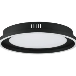 LED-Plafondi Calagrano Ø38cm värivaihto + kaukosäädin musta/valkoinen*Eglo Sale