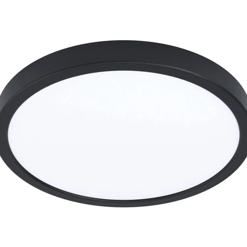 LED-Plafondi Fueva 5 Ø28,5cm 4000K musta pyöreä pinta-asennettava*Eglo Clearance