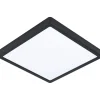 LED-Plafondi Fueva 5 28,5x28,5cm 4000K musta pinta-asennettava vaihdettava LED*Eglo Clearance