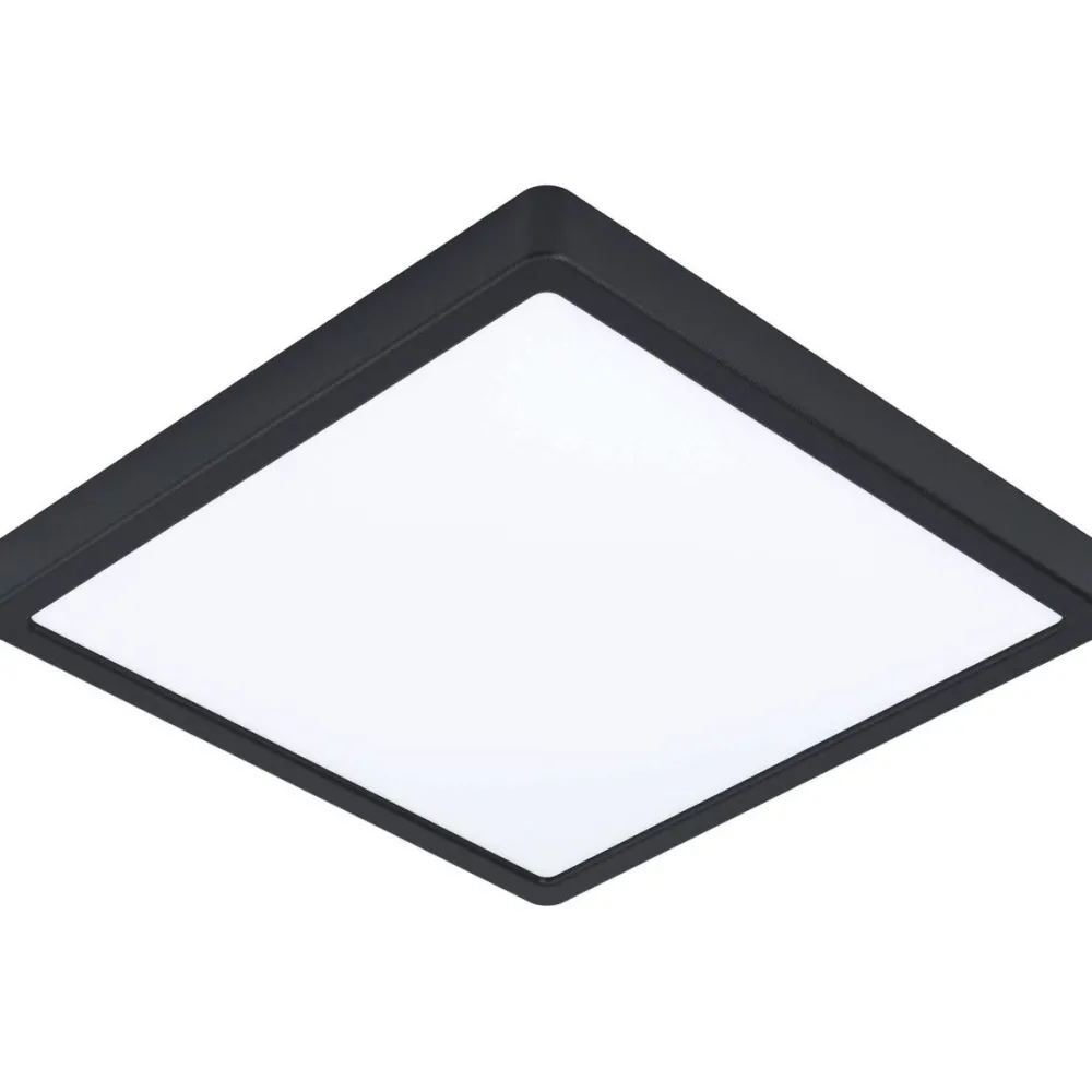 LED-Plafondi Fueva 5 28,5x28,5cm 4000K musta pinta-asennettava vaihdettava LED*Eglo Clearance