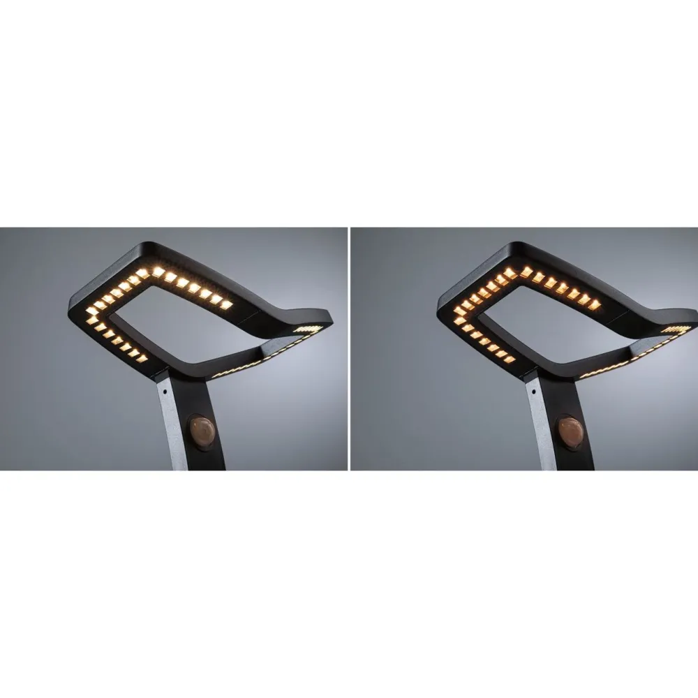 LED-pollarivalaisin Alara Smart Home Zigbee 3.0 665mm hämäräohjattu liiketunnistin IR 3000 - 2200K 10W 450lm antrasiitti*Paulmann