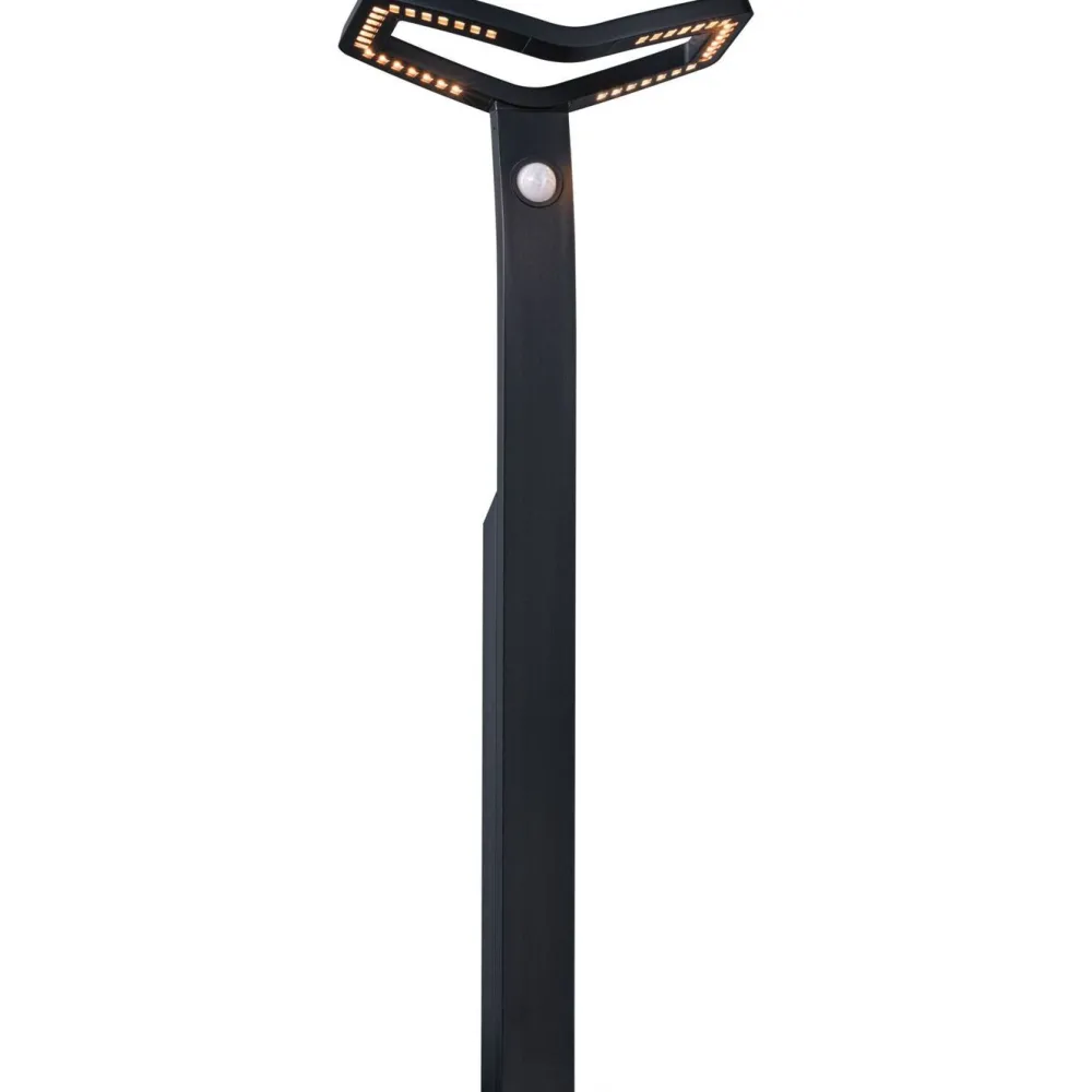 LED-pollarivalaisin Alara Smart Home Zigbee 3.0 665mm hämäräohjattu liiketunnistin IR 3000 - 2200K 10W 450lm antrasiitti*Paulmann
