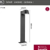 Outlet LED-pollarivalaisin Capea, IP44, 50cm, 2200K, antrasiitti Pollarivalaisimet|Led-Ulkovalot