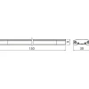 LED-profiili Linear 150 IP21 2.5W/830 3000 K*Airam Hot