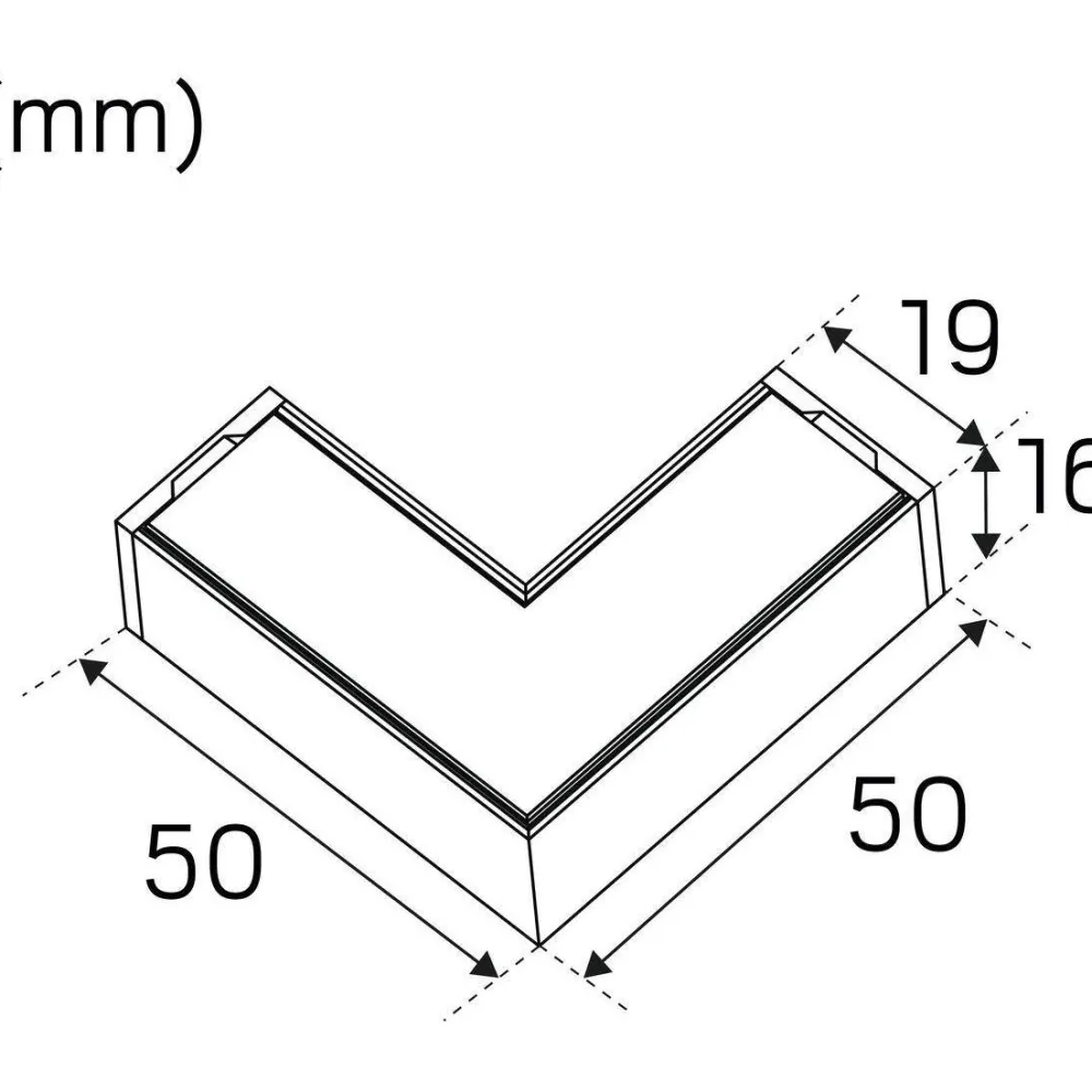 LED-profiili LED Extend G2 Corner säädettävä valkoinen*Hide-a-lite Online