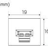 LED-profiili LED Extend G2 50 säädettävä valkoinen*Hide-a-lite Outlet