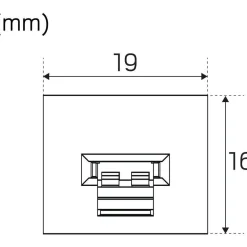 LED-profiili LED Extend G2 50 säädettävä valkoinen*Hide-a-lite Outlet