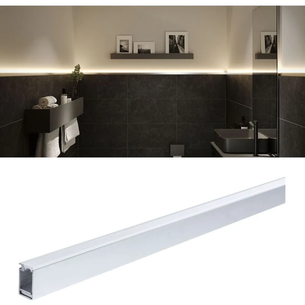 LED-profiili LumiTiles, anodisoitu alumiini, eri kokoja*Paulmann