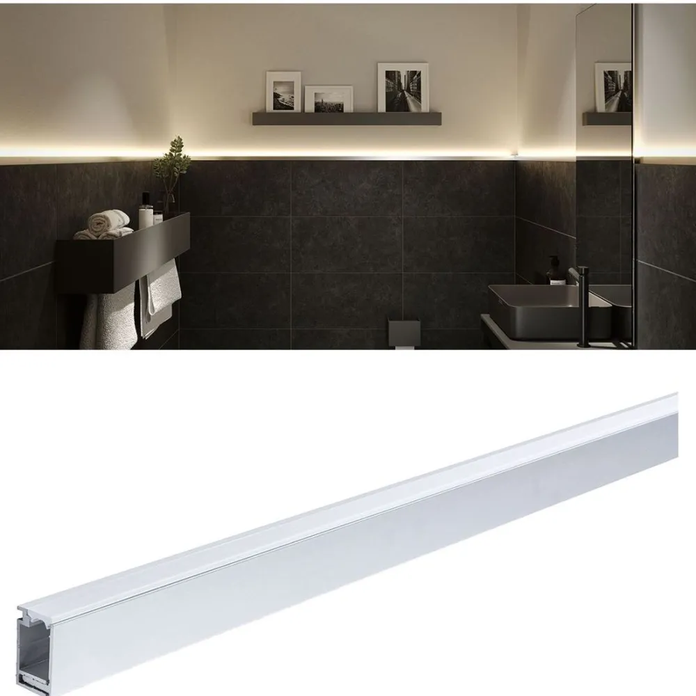LED-profiili LumiTiles, anodisoitu alumiini, eri kokoja*Paulmann