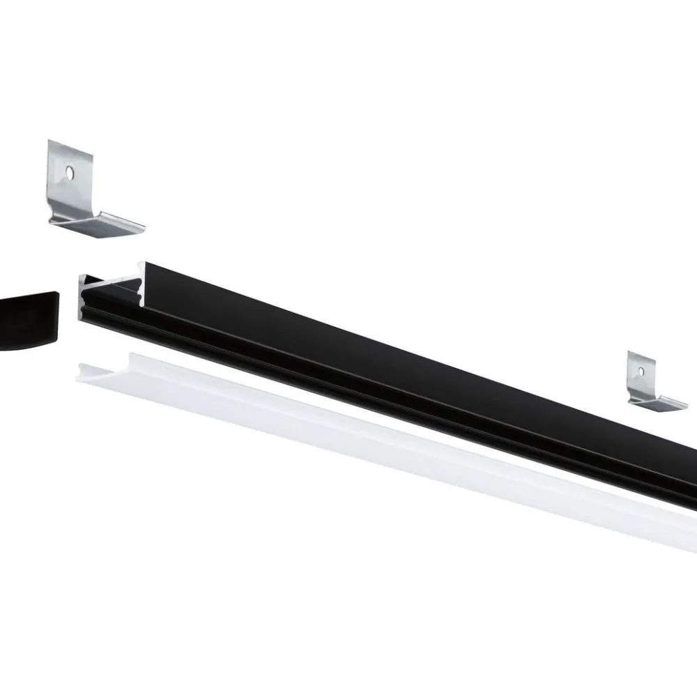 LED-profiili Square, musta/valkoinen, eri kokoja*Paulmann Online