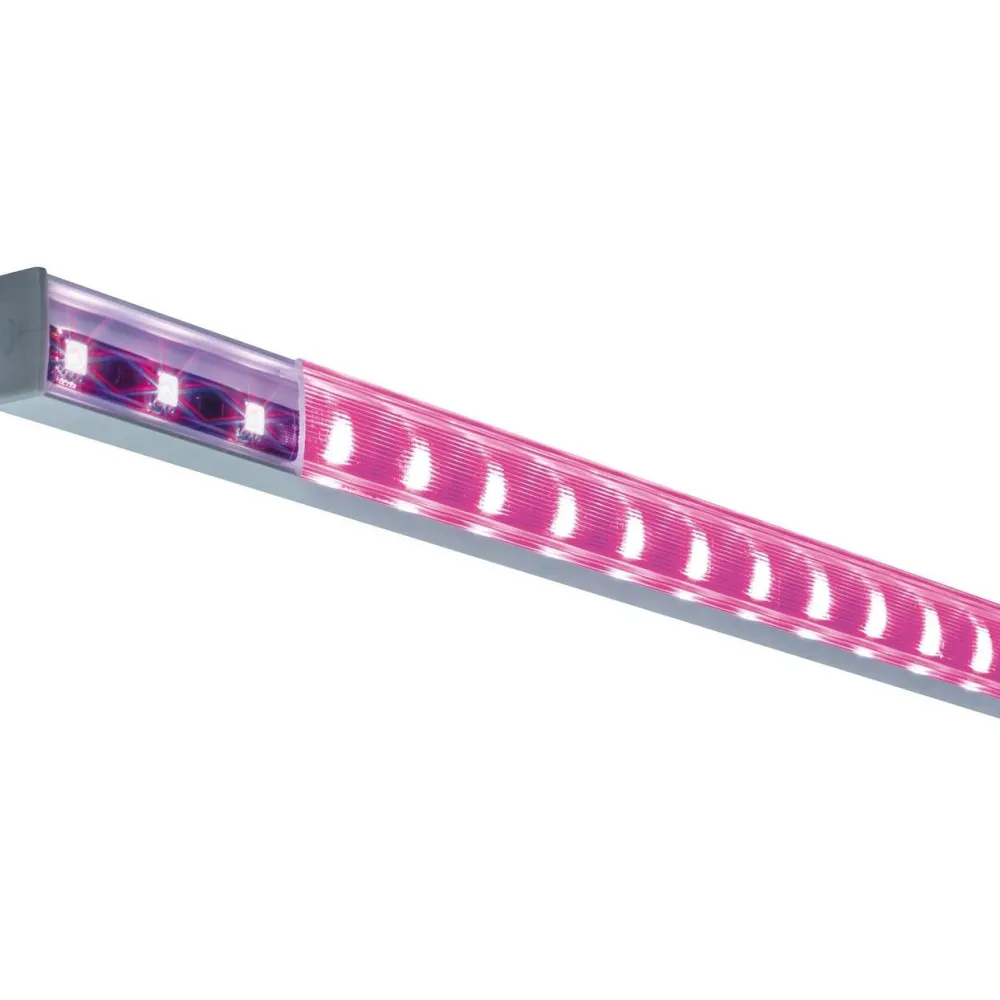 Hot LED-profiili Square, alumiini/satiini, eri kokoja Led-Listat