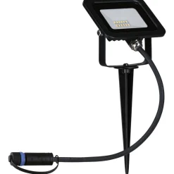 LED-puutarhaspotti Plug & Shine Fluter, IP65, 3000K, 6,8W, musta*Paulmann Best