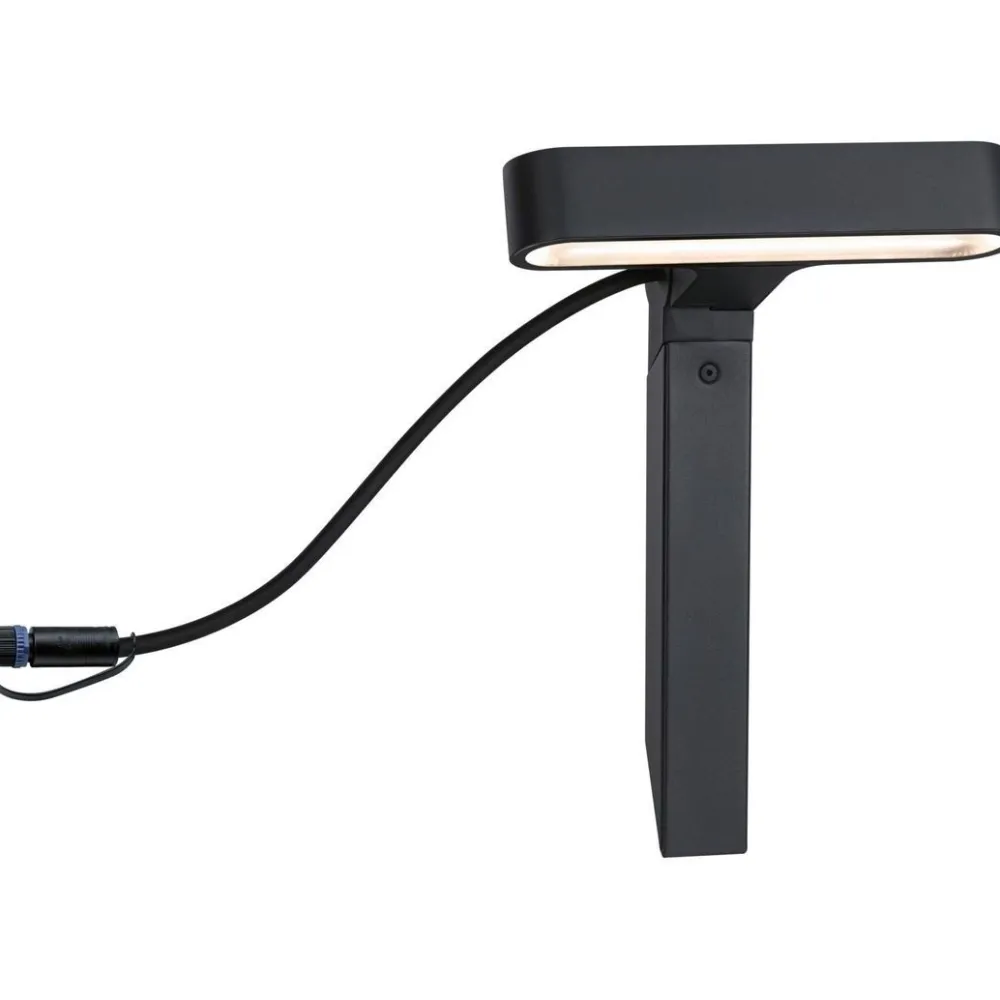 LED-puutarhaspotti Plug & Shine Ito, IP65, 3000K, vaakasuuntainen säätö, antrasiitti*Paulmann Discount