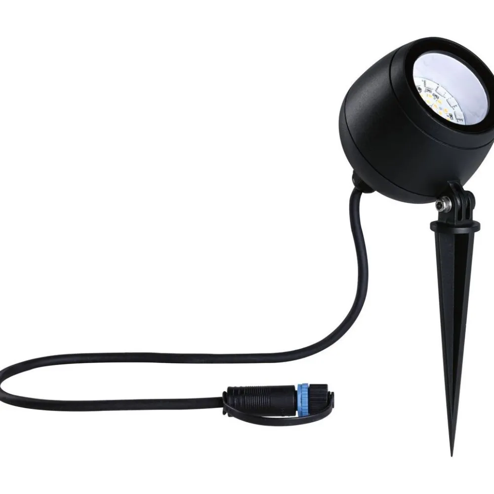 LED-puutarhaspotti Plug & Shine Kikolo, Smart Home Zigbee 3.0, IP65, RGBW+, antrasiitti*Paulmann Hot